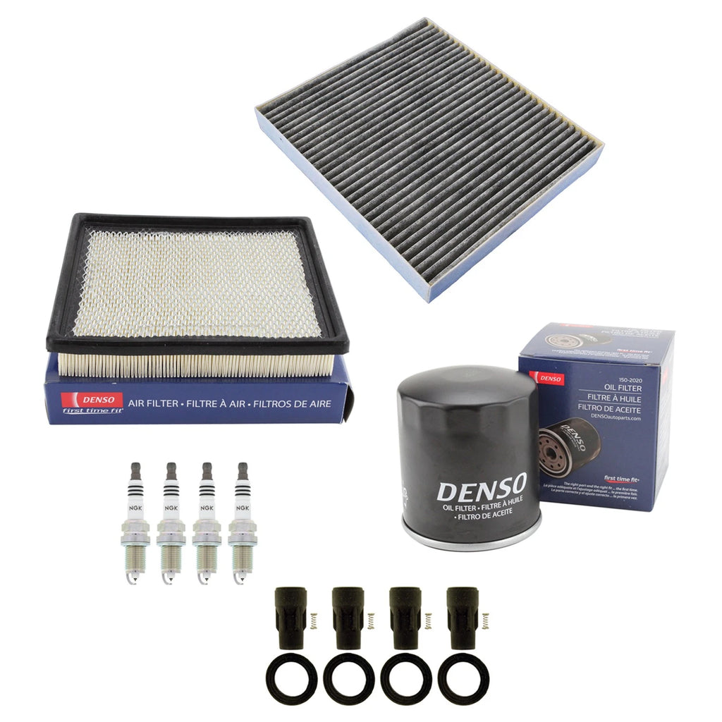 Tune Up Kit with 4 Spark Plugs & Boots for Dodge Avenger Sebring (2007–2010)