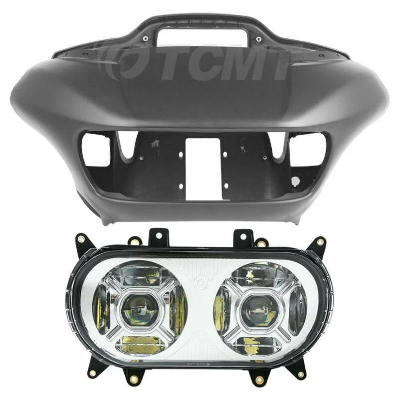Matte Inner Outer Fairings & LED Headlight for Harley Road Glide FLTR (2015–2023)