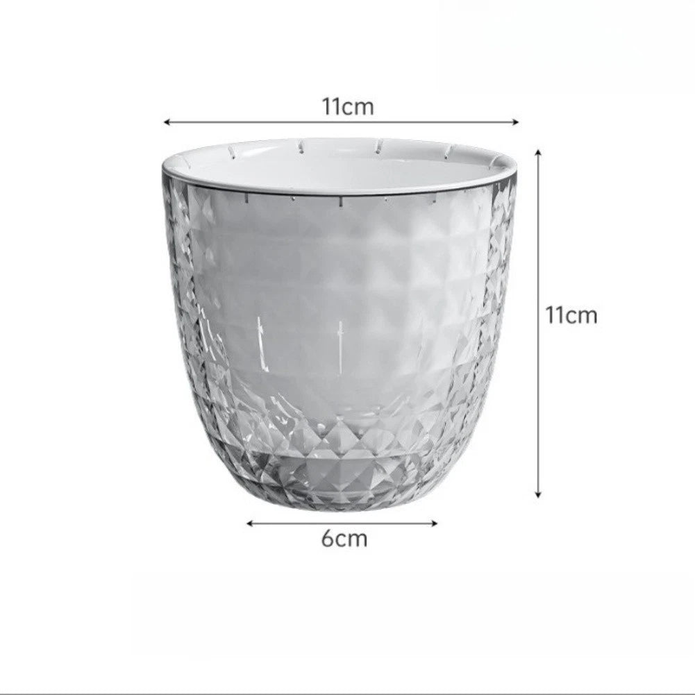 Transparent Self Watering Pot for Indoor Plants (Indoor Use)