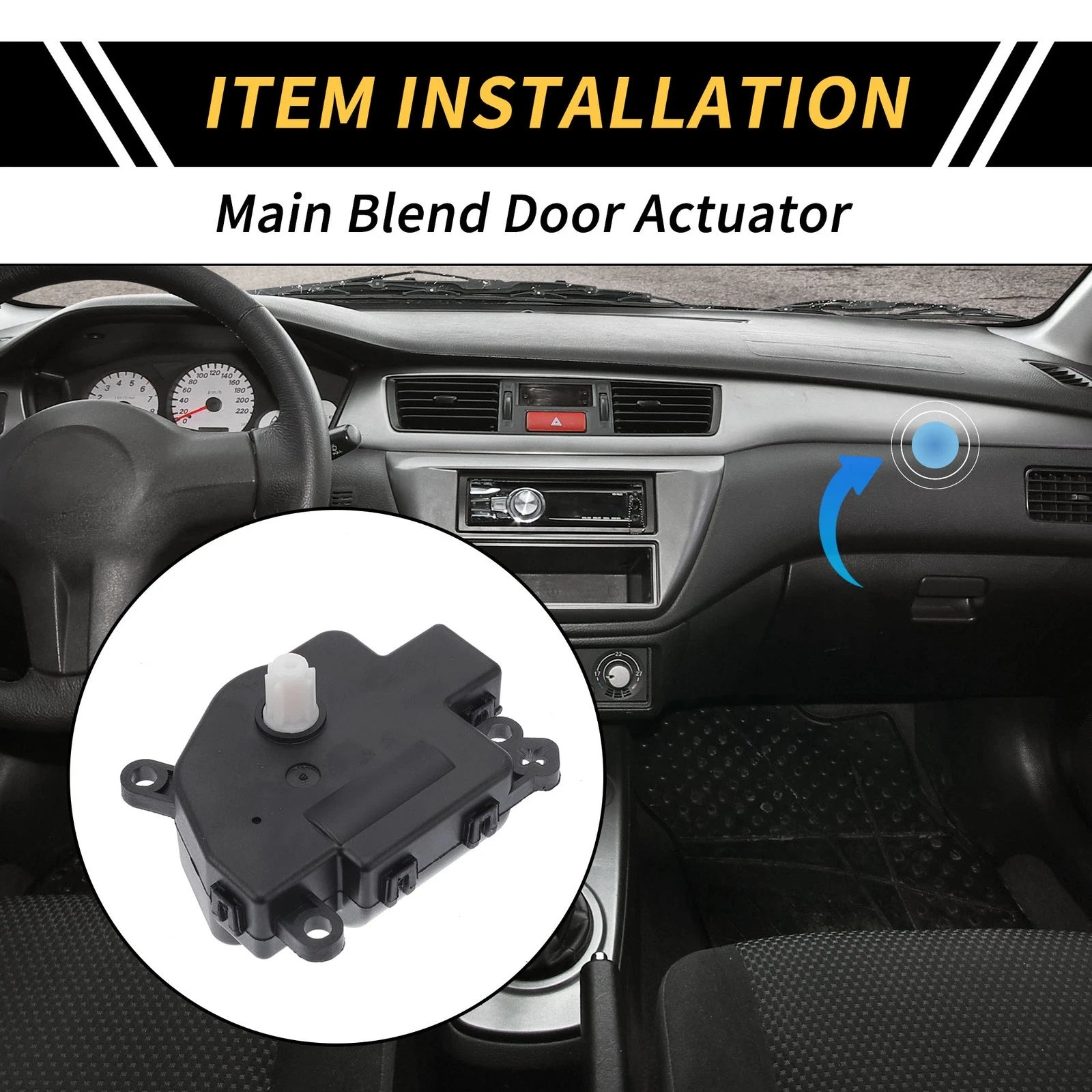 HVAC Air Door Actuator Heater Blend for Ford Escape (2008–2012) No. 604224, 4L3Z19E616EA