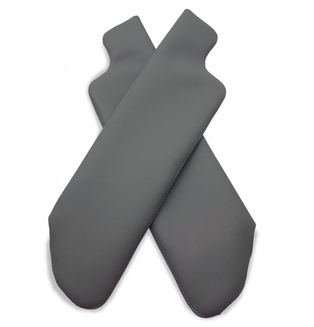 Sunvisors Cover Skin for Ford F150 (1997–1999) Gray PVC Leather