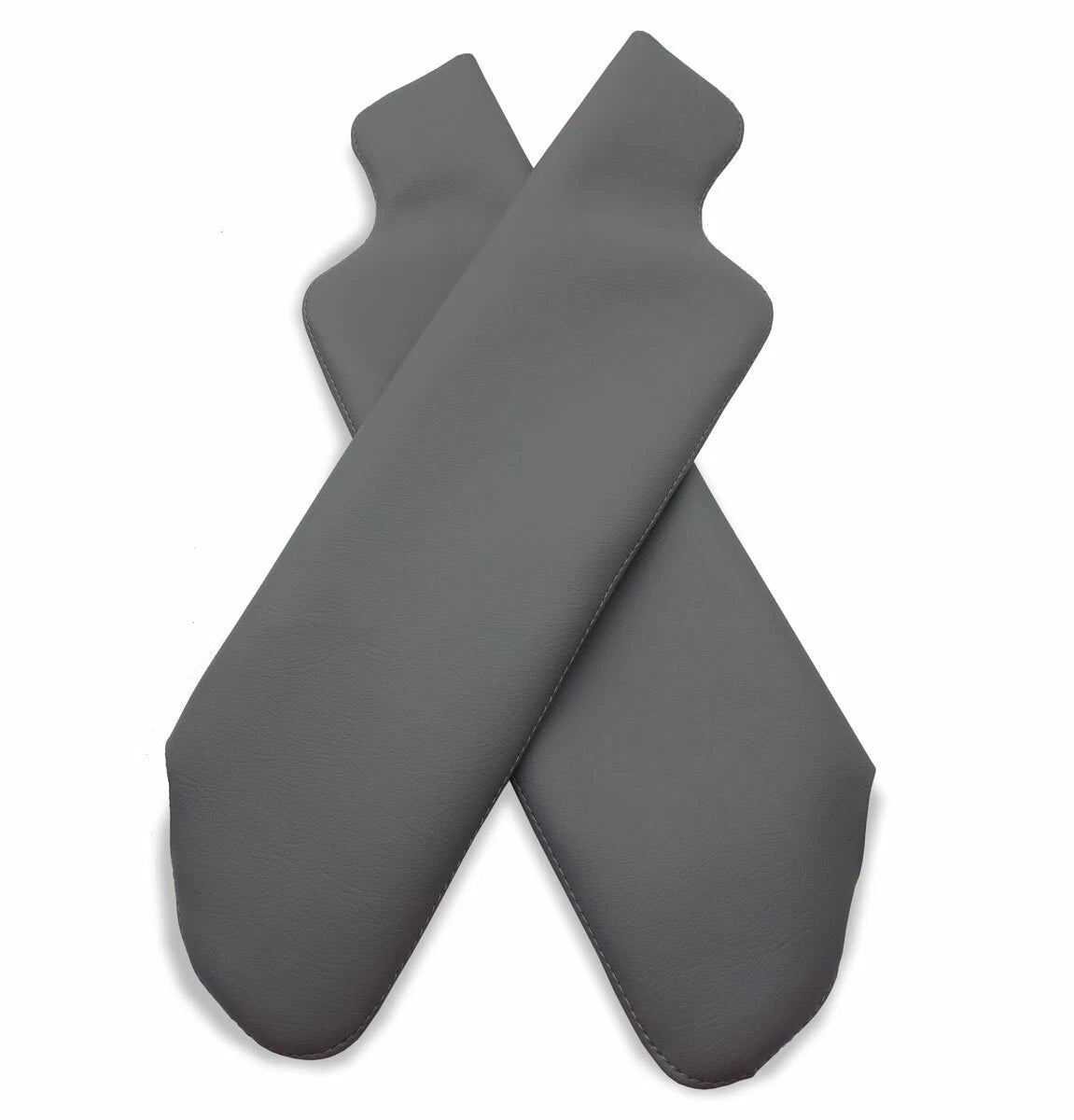 Sunvisors Cover Skin for Ford F150 (1997–1999) Gray PVC Leather