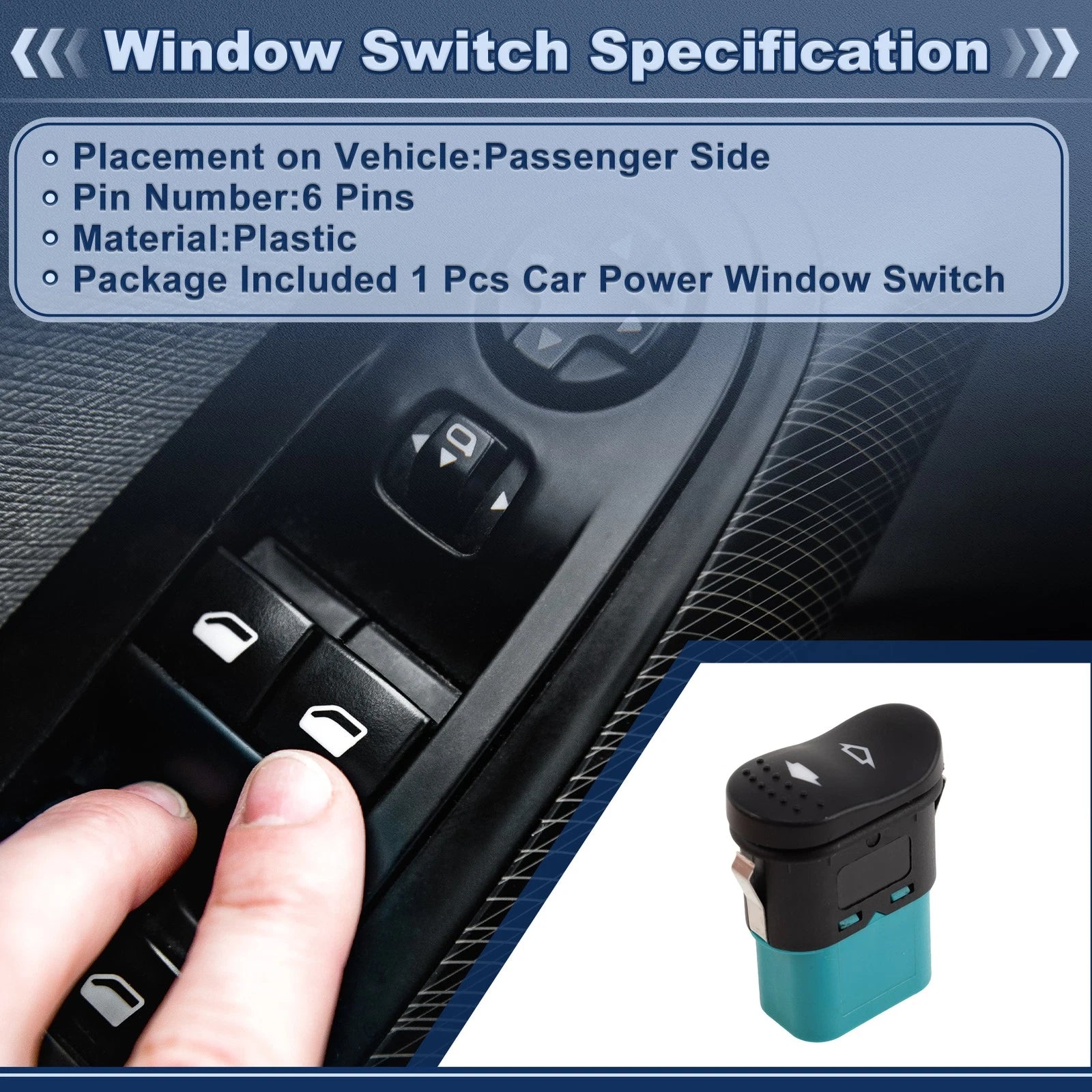 Power Window Switch for Ford Focus I (1998–2005)