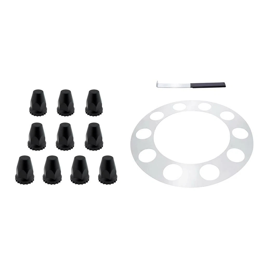 Chrome Rear Axle Cover Replacement Aero Full Moon Disc Kit for Toyota Tundra (2007–2021)