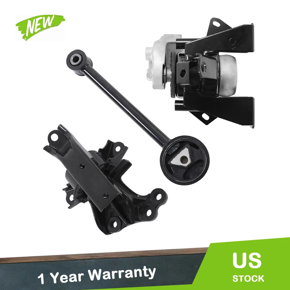 Set of 3 Engine Motor Mounts for Mitsubishi Mirage G4 (2017–2023)