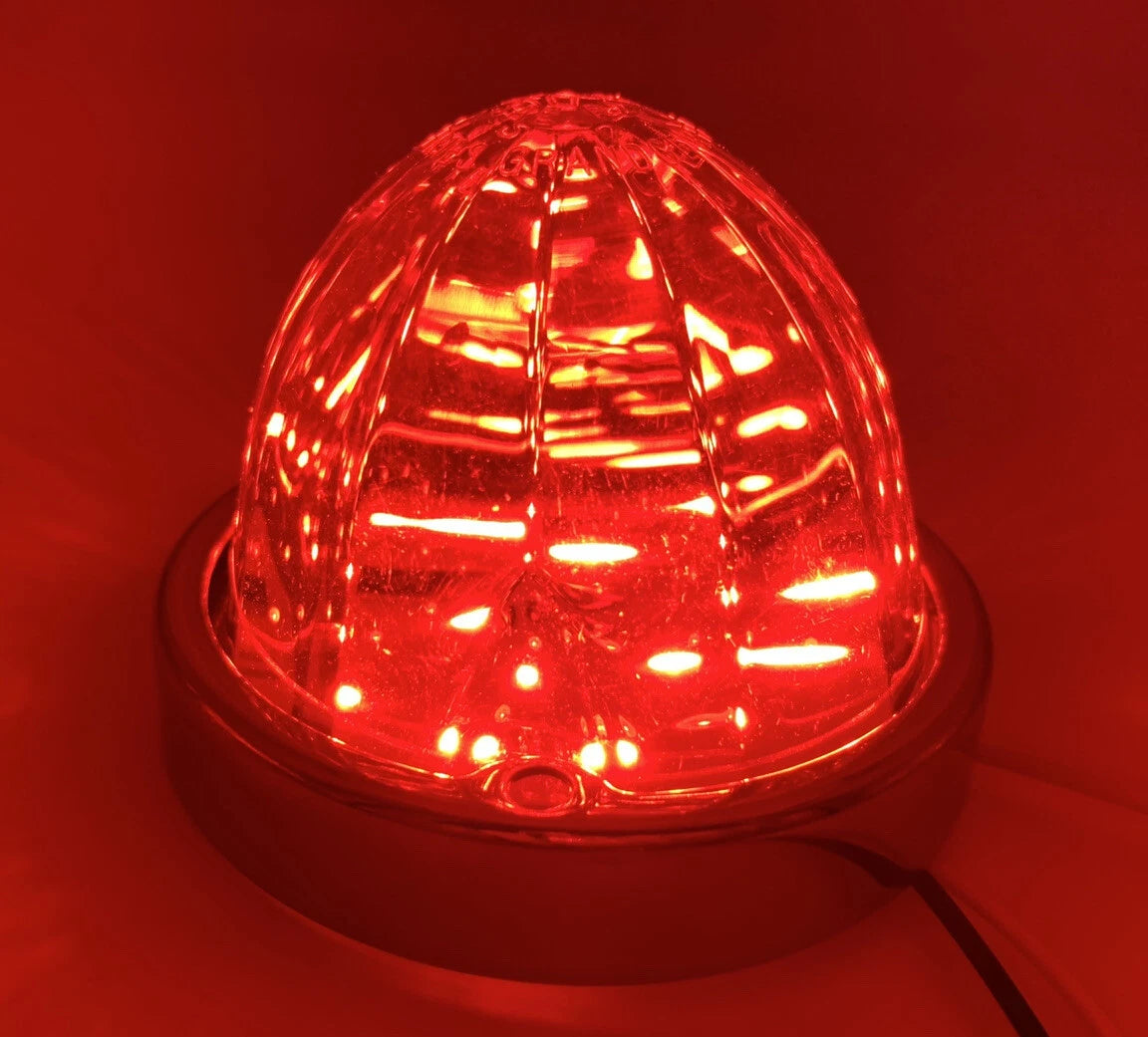 LED Turn Signal Light Kit Flush Mount Red for Universal Fit (2000–2024)