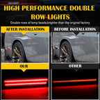 LED Rear Side Light Marker for Dodge Charger/Challenger (2011–2014) Smoked Red