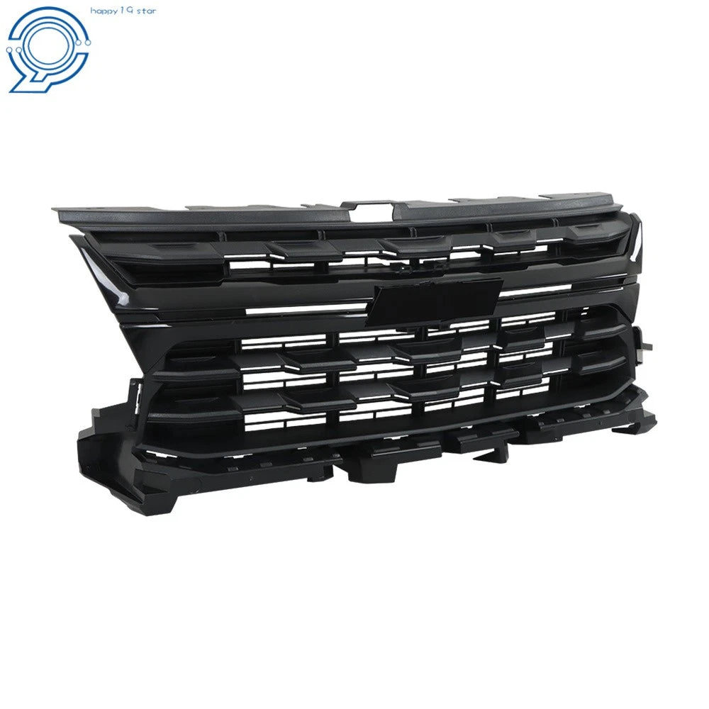 Front Upper Grille for Chevrolet Colorado (2021–2022) Gloss Black Trim