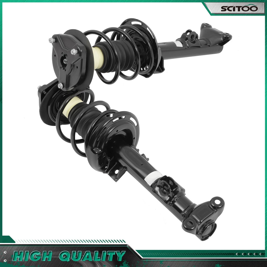 Front Complete Struts w/ Coil Springs for Mercedes-Benz C250 (2010–2014)