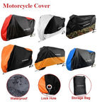 Motorbike Cover for M-XXXXL (Waterproof, Snow, Sun, UV, Dust Protection)