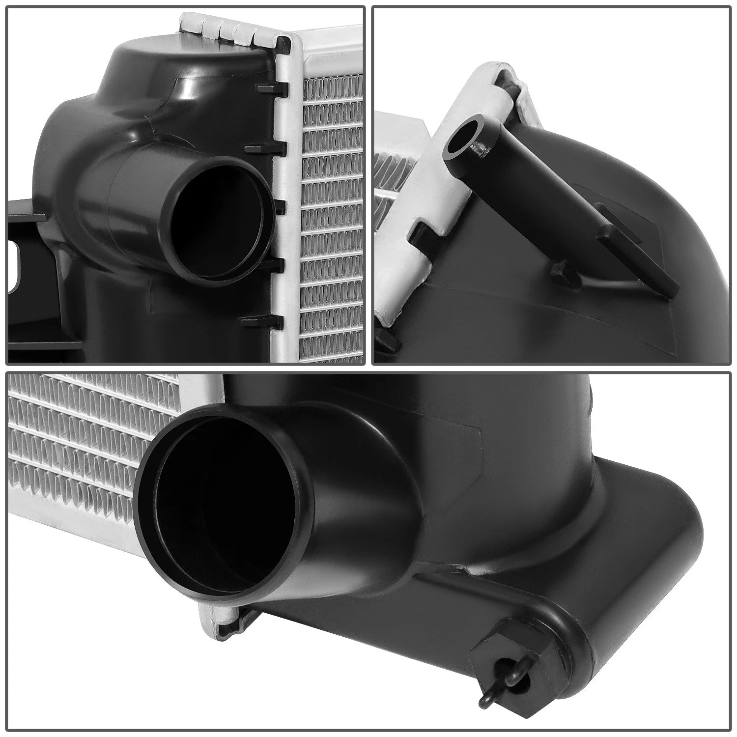 Turbo Aluminum Core Radiator DPI 2510 for Silverado Sierra 2500 3500 (2001–2005)