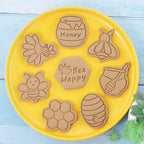 8 Piece Bee Cookie Cutters Set for Baking Tools