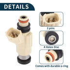 Fuel Injector No.MR507252 for Mitsubishi Eclipse GS (2001–2005) 1 Pc Beige