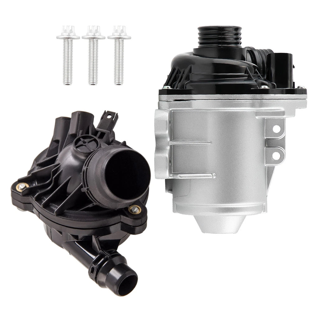 Water Pump with Thermostat & Bolts for BMW E60 E83 E91 E92 (2007–2013)