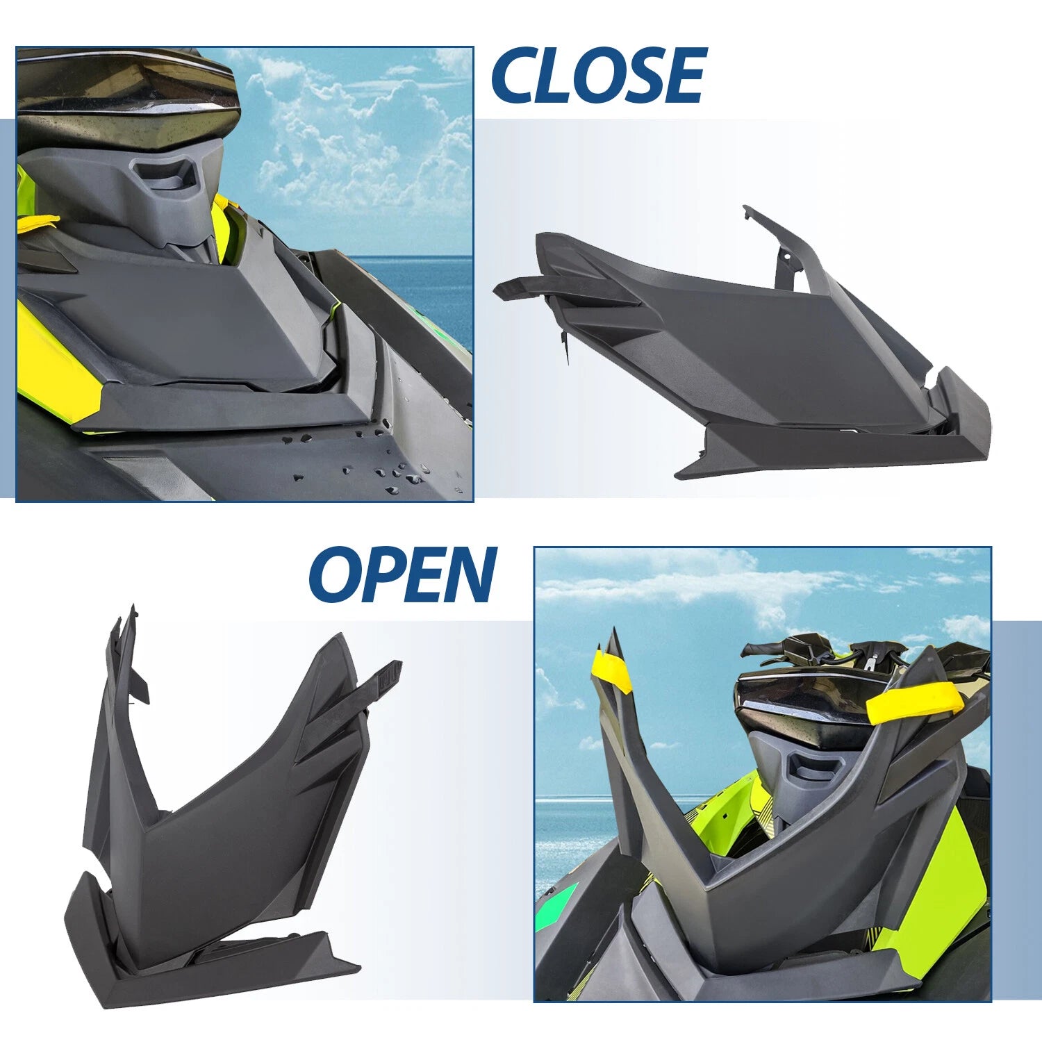 Front Deflector Lid Kit for Sea-Doo Spark TRIXX (2014–2022) 295100864