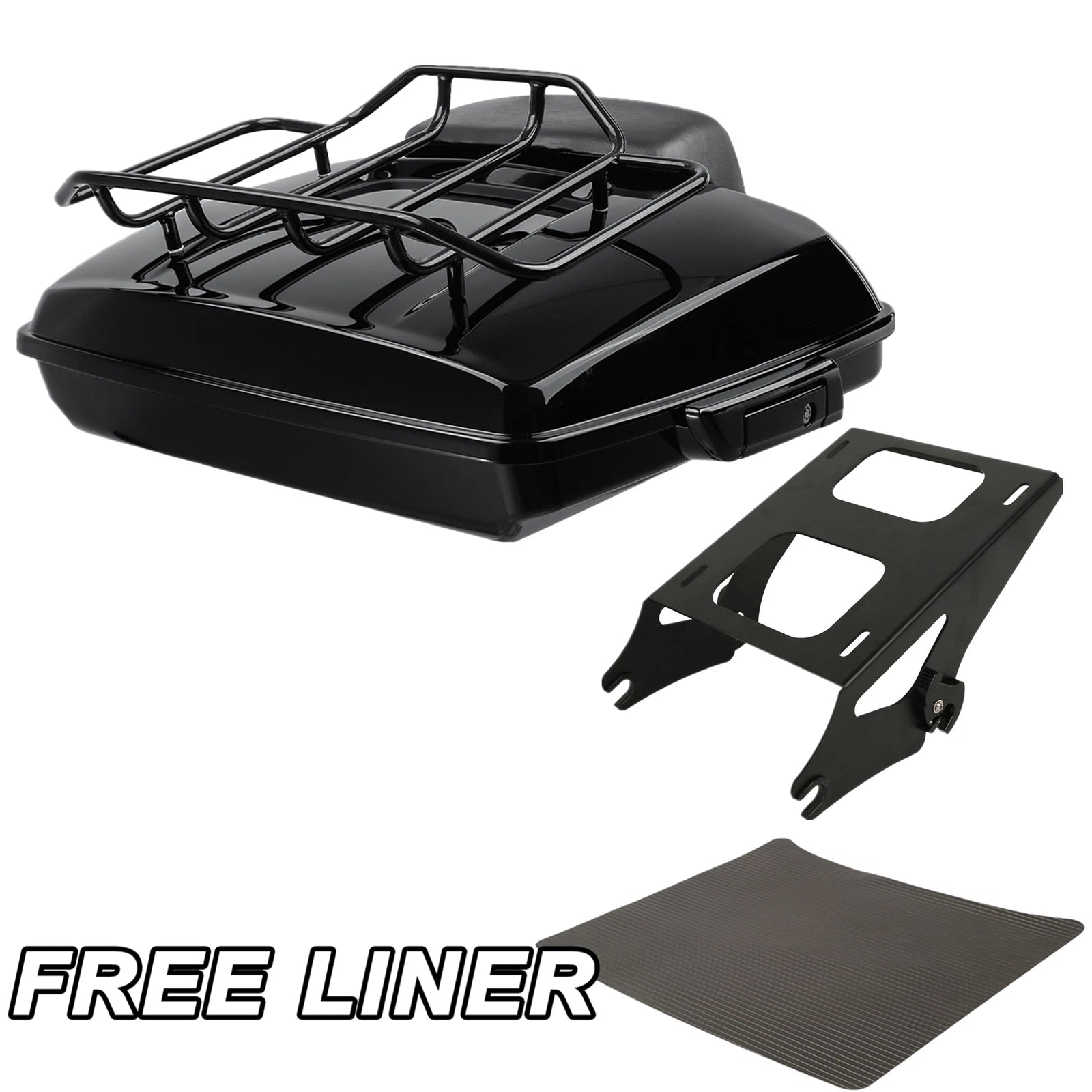 Razor Trunk Backrest Mount Rack for Harley Touring Road Glide (2014–Present)