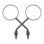 Pair Black Rearview Mirrors M8x1.25 for Simson S50 S51 S53 SR50 KR51 TP