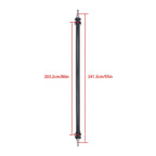 7000lbs Trailer Axle Beam with Idler for Trailer (95" Hub Face, 80" Spring Center)