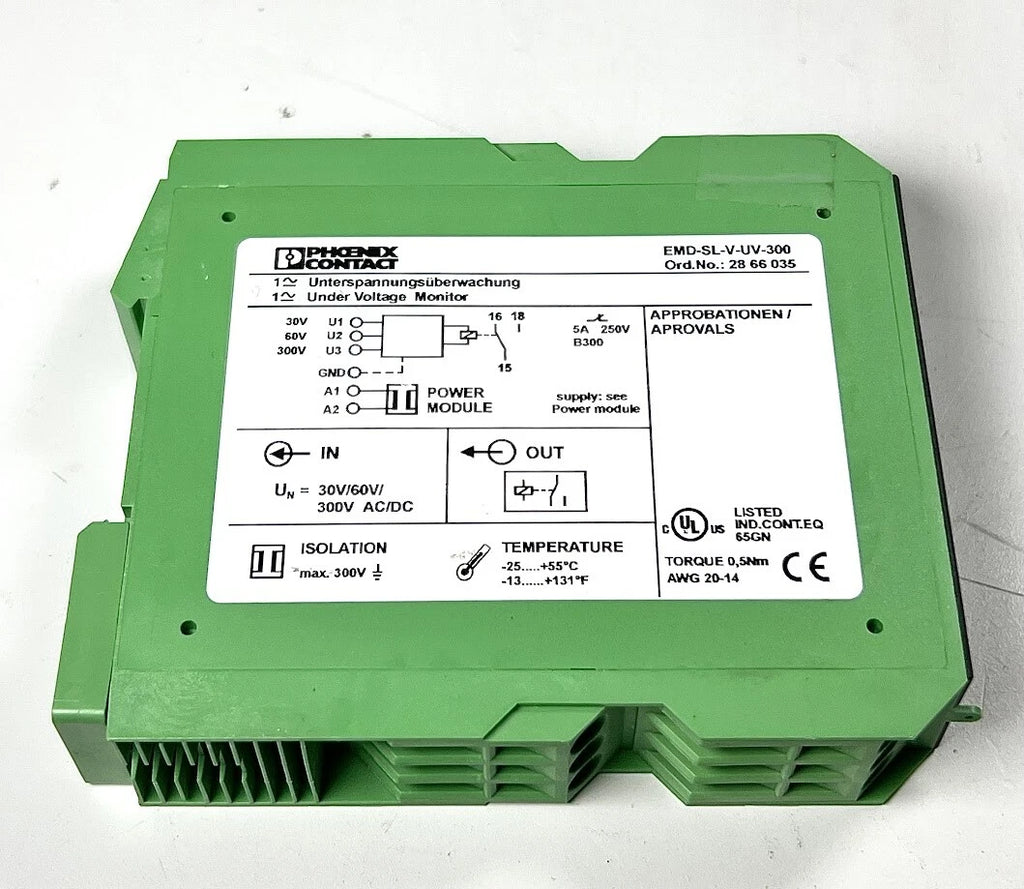 Monitoring Relay for Phoenix Contact EMD-SL-V-UV-300 (OEM)