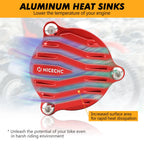 NICECNC Engine Oil Filter Cover Cap for Honda XR650L (1993–2025) Anodized Red