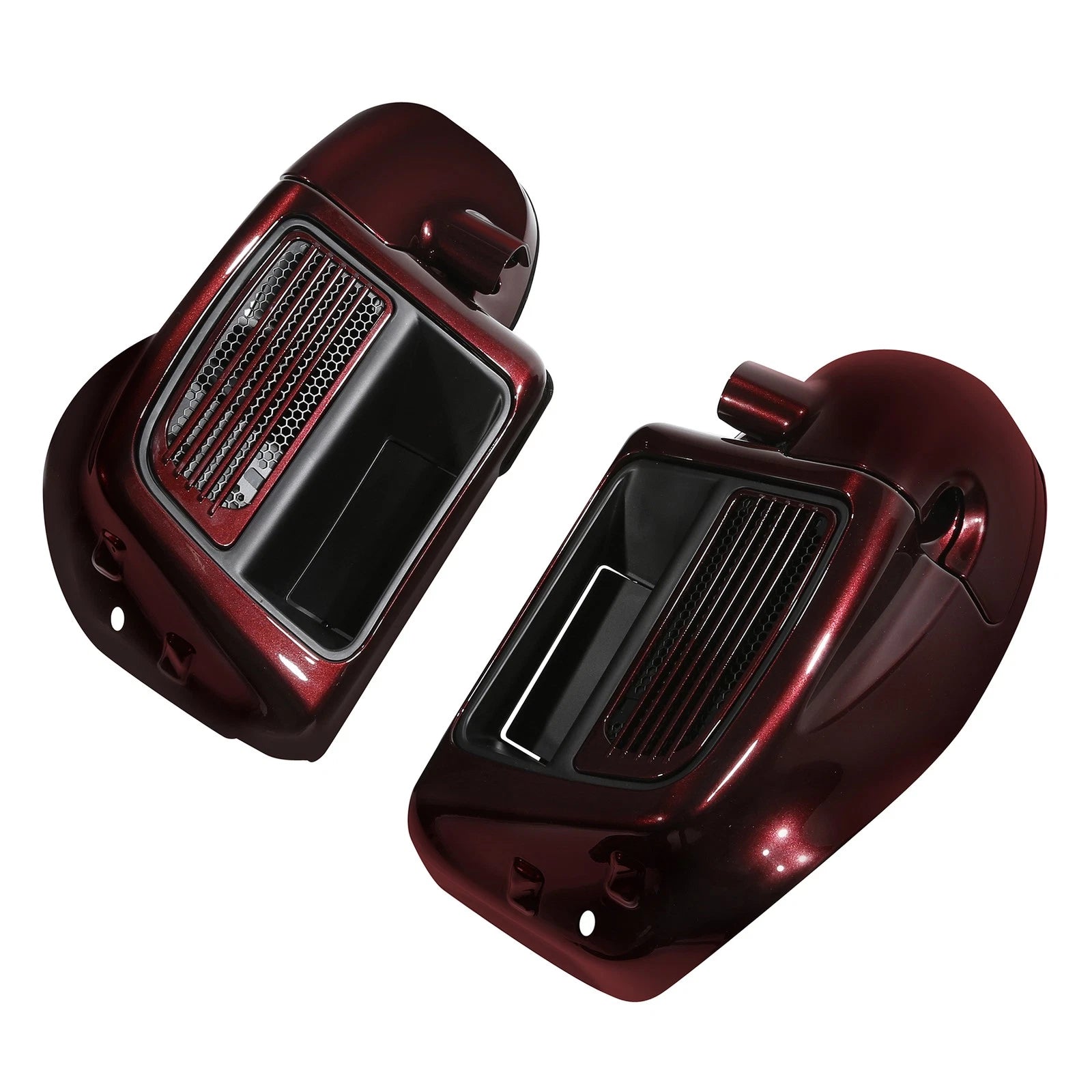 Lower Vented Fairing for Harley Street Glide (2014–2024) - Water-cooled, Twisted Cherry