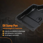 Direct Transmission Oil Pan for Mazda CX-3 CX-5 2013–2019 FZ012151XB