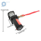 12V Electric Winch for ATV/UTV (2000 lbs, Waterproof, Steel Cable)