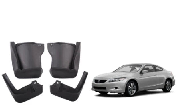 Set of 4 Splash Guards Mud Flaps for Honda Accord Sedan (2008–2012)