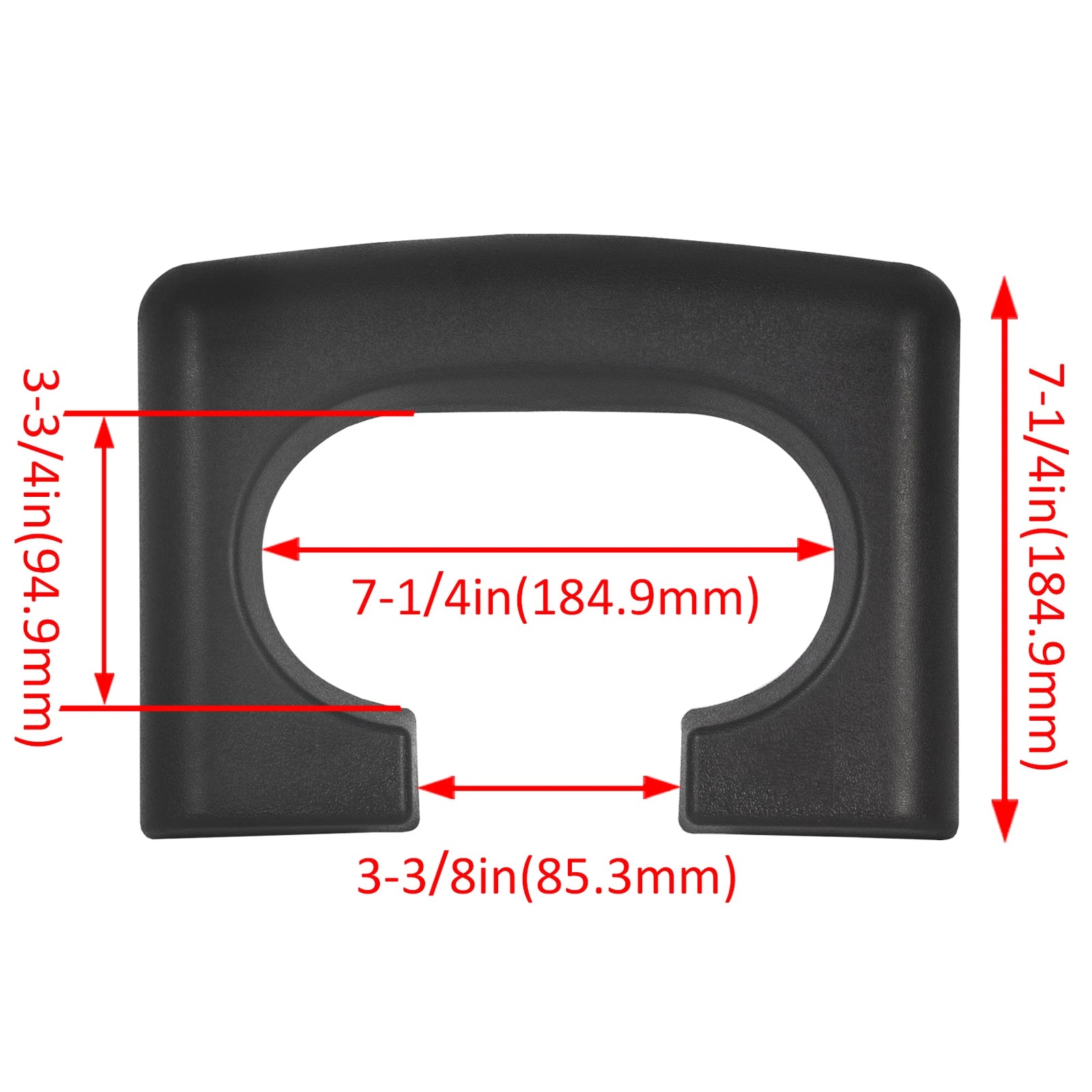 Center Console Cup Holder Armrest Pad Trim for Ford F150 (2004–2014)