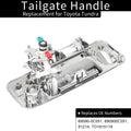 Chrome Tailgate Handle Latch w/ Camera Hole for Toyota Tundra (2007–2013)