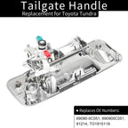 Chrome Tailgate Handle Latch w/ Camera Hole for Toyota Tundra (2007–2013)