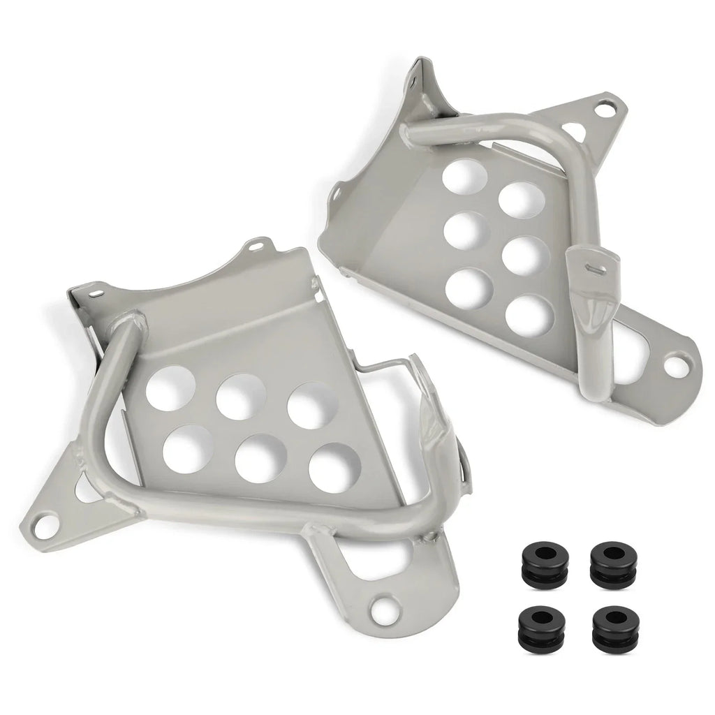 Right Left Footrest Heel Guard Plate for Yamaha Blaster (1988–2002)