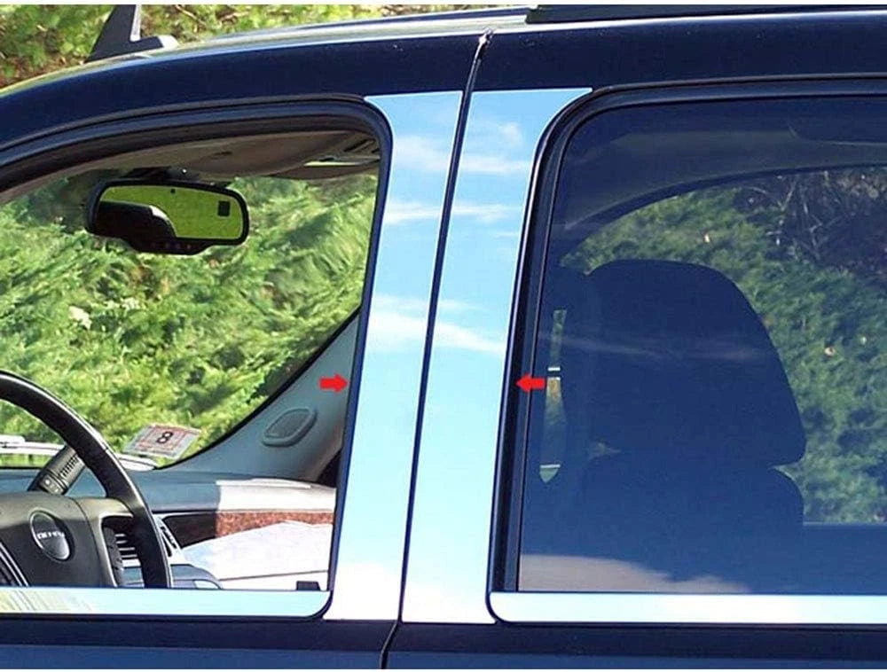 4pc. Luxury FX Chrome Pillar Post Trim for 2007-2014 GMC Yukon