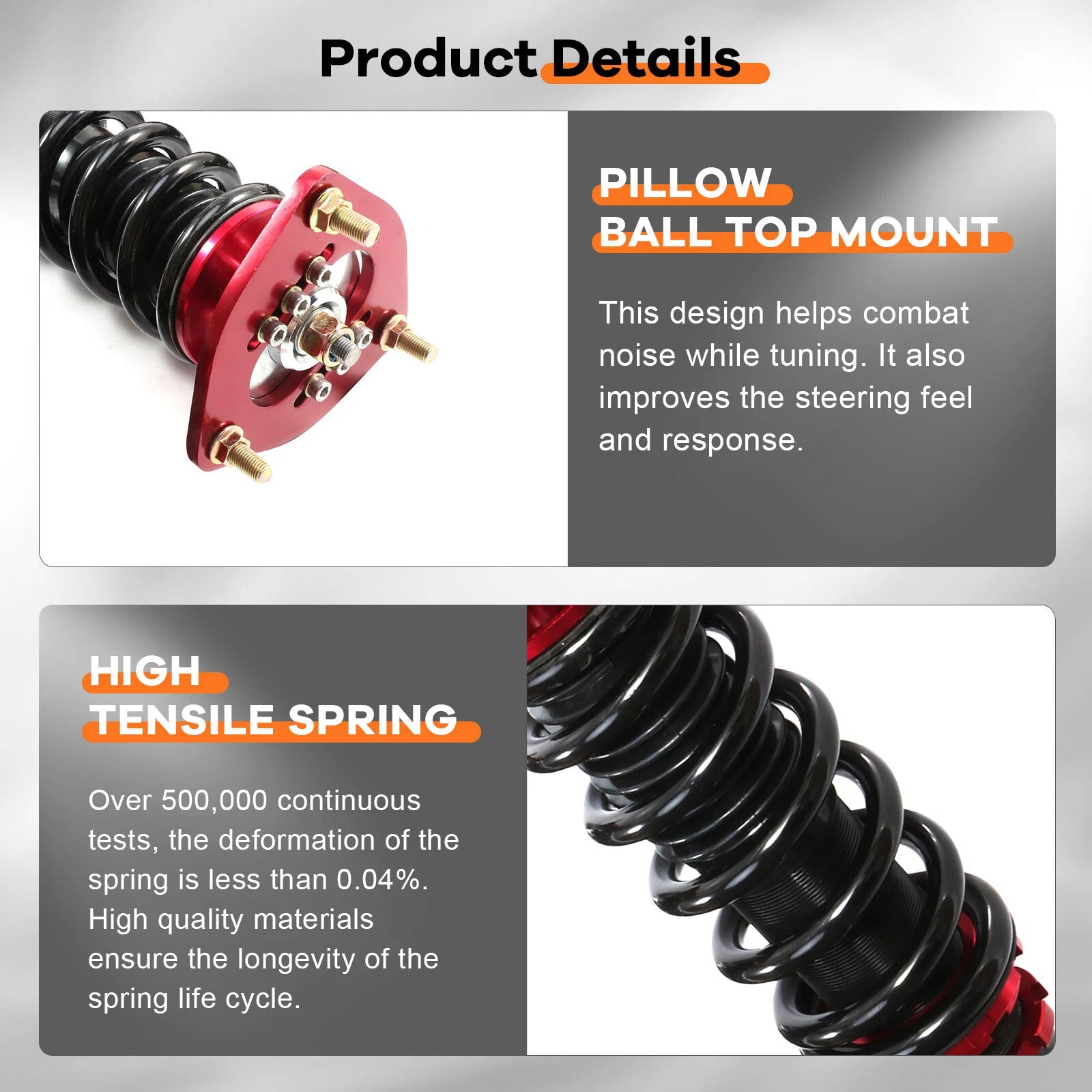 Coilovers for Nissan 240SX S13 (1989–1994) Adjustable Height Suspension Kit