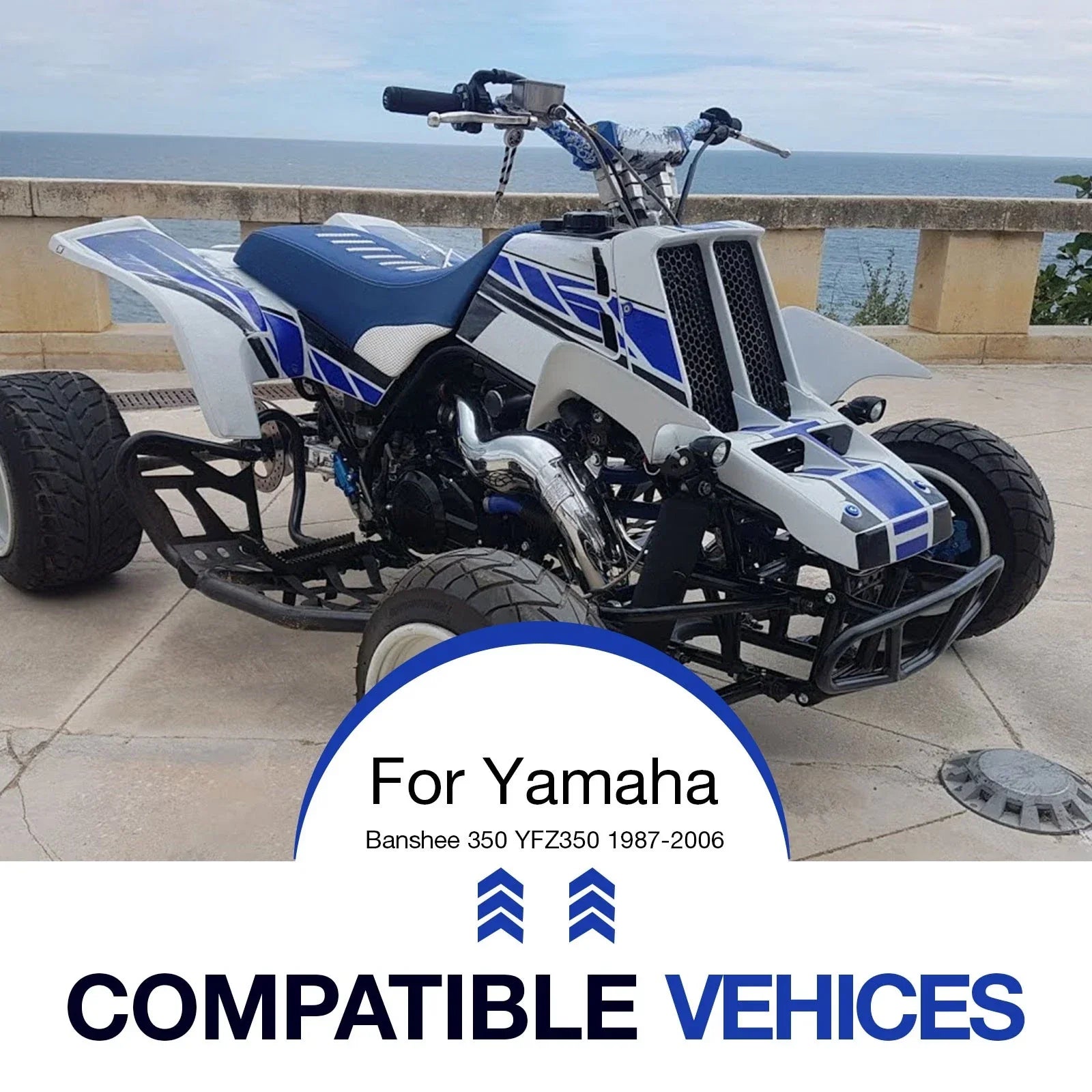 Front Upper Lower Control A-Arm Set for Yamaha Banshee (1987–2006)