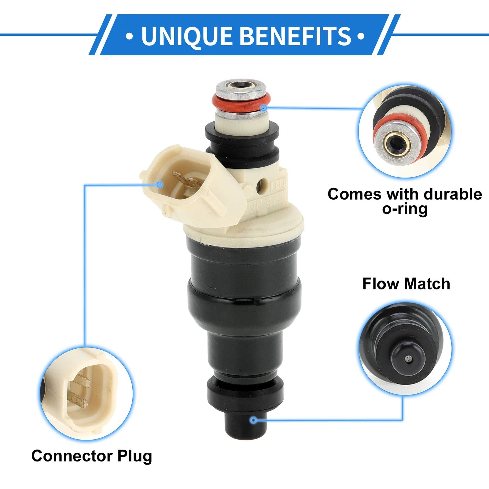 Fuel Injector No. 1571058B00 for Suzuki Sidekick (1992–1998)