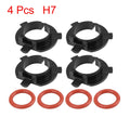 H7 LED Headlight Adapter Bulb Retainer Holder for Hyundai New Santafe (2019–2023) 4X