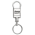 Satin-Chrome Valet Keychain - Officially Licensed for Jeep Liberty