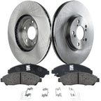 Front Brake Disc and Pad Kit for Honda Pilot (2009–2015) Ceramic