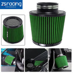 3" Cold Air Intake Cone Replacement Dry Air Filter for