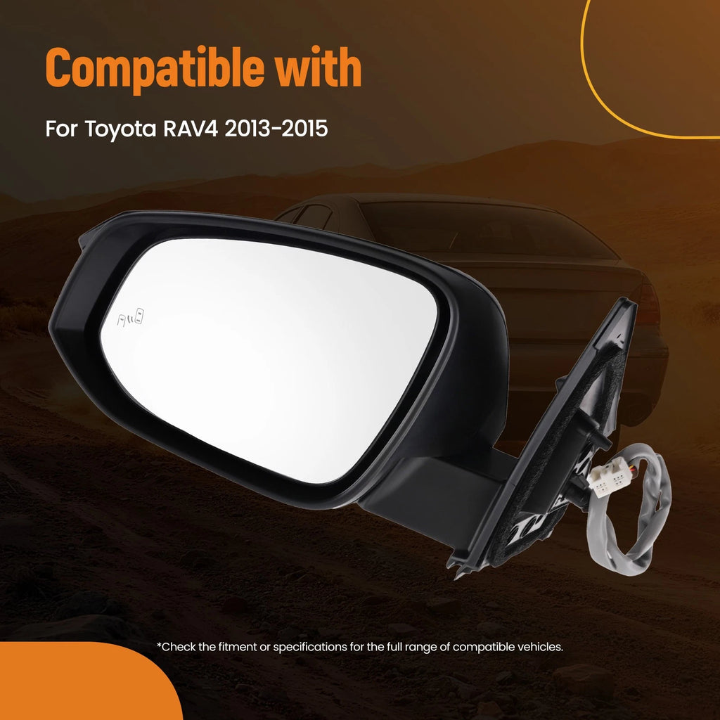 Front Left Side View Mirror for Toyota RAV4 (2013–2015) 879400R100A0 Power