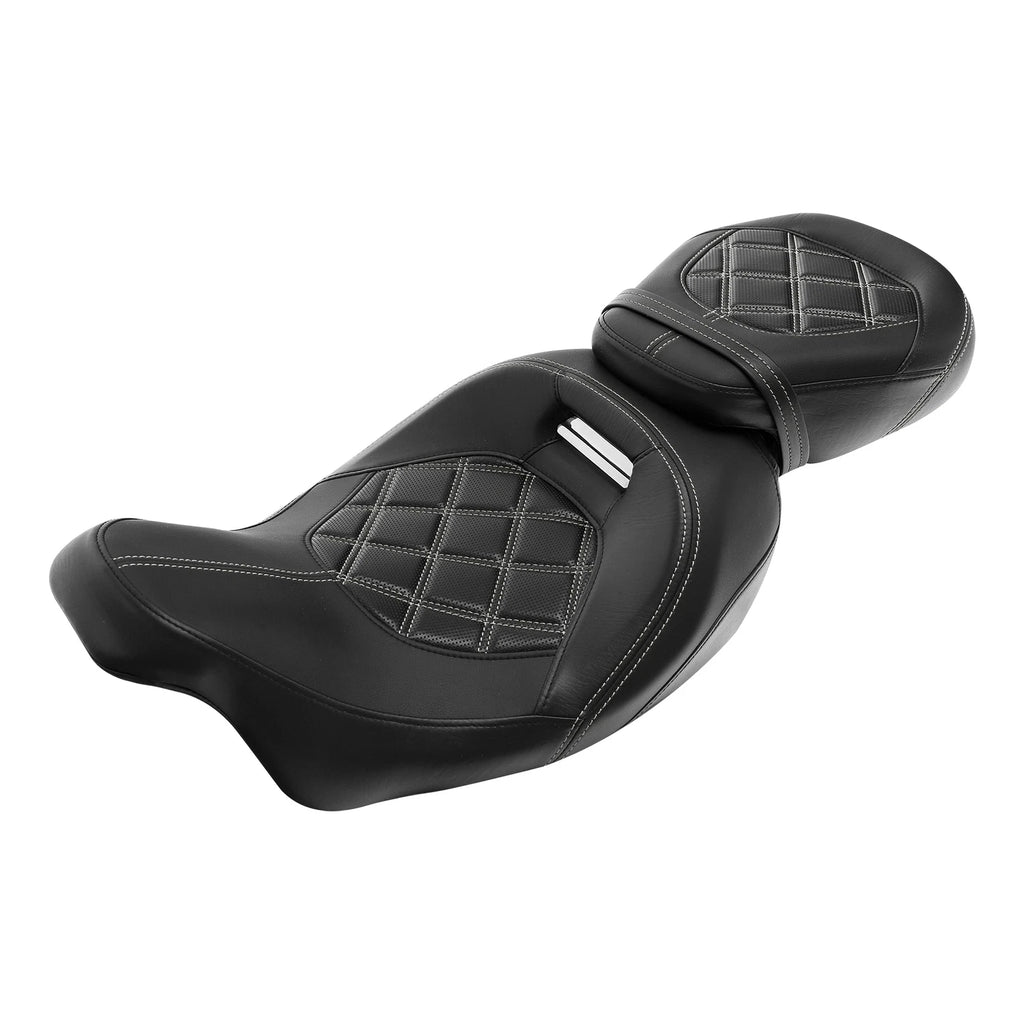 One Piece Driver & Passenger Seat for Harley Road Glide (2009–2023)