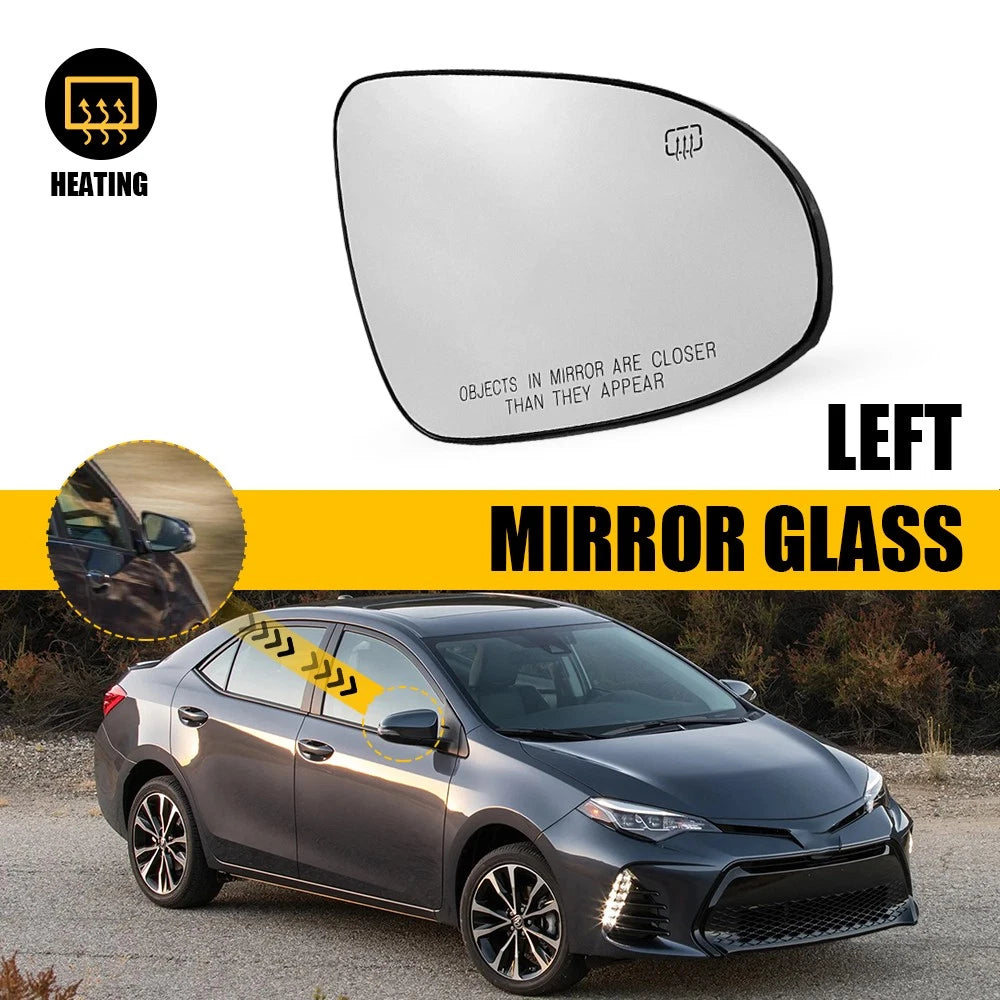 Right Side Heated Mirror Glass for Toyota Corolla (2014–2019) TO1325117 8793102F90