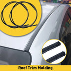 2X Black Roof Trim Molding Kit for Toyota Corolla (2009–2013)