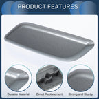 Front Left Washer Nozzle Cover Cap for Honda Accord VIII (2011–2013) Dark Gray