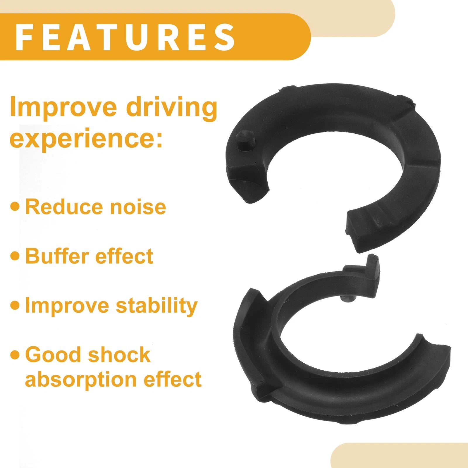 Lower Coil Spring Insulator No. 31336764372 for BMW 128i (2008–2013) Rubber