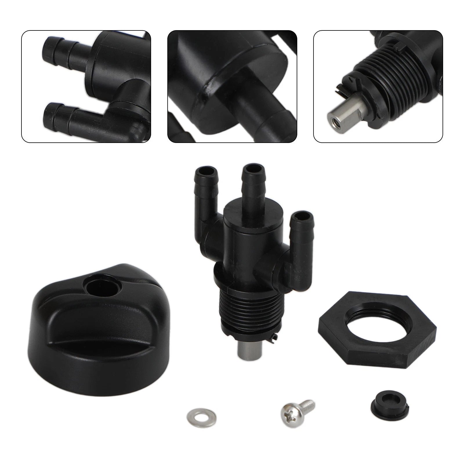 Fuel Shutoff Valve Petcock 3-Way for Polaris Xplorer 300 400 400L (1996–2002)