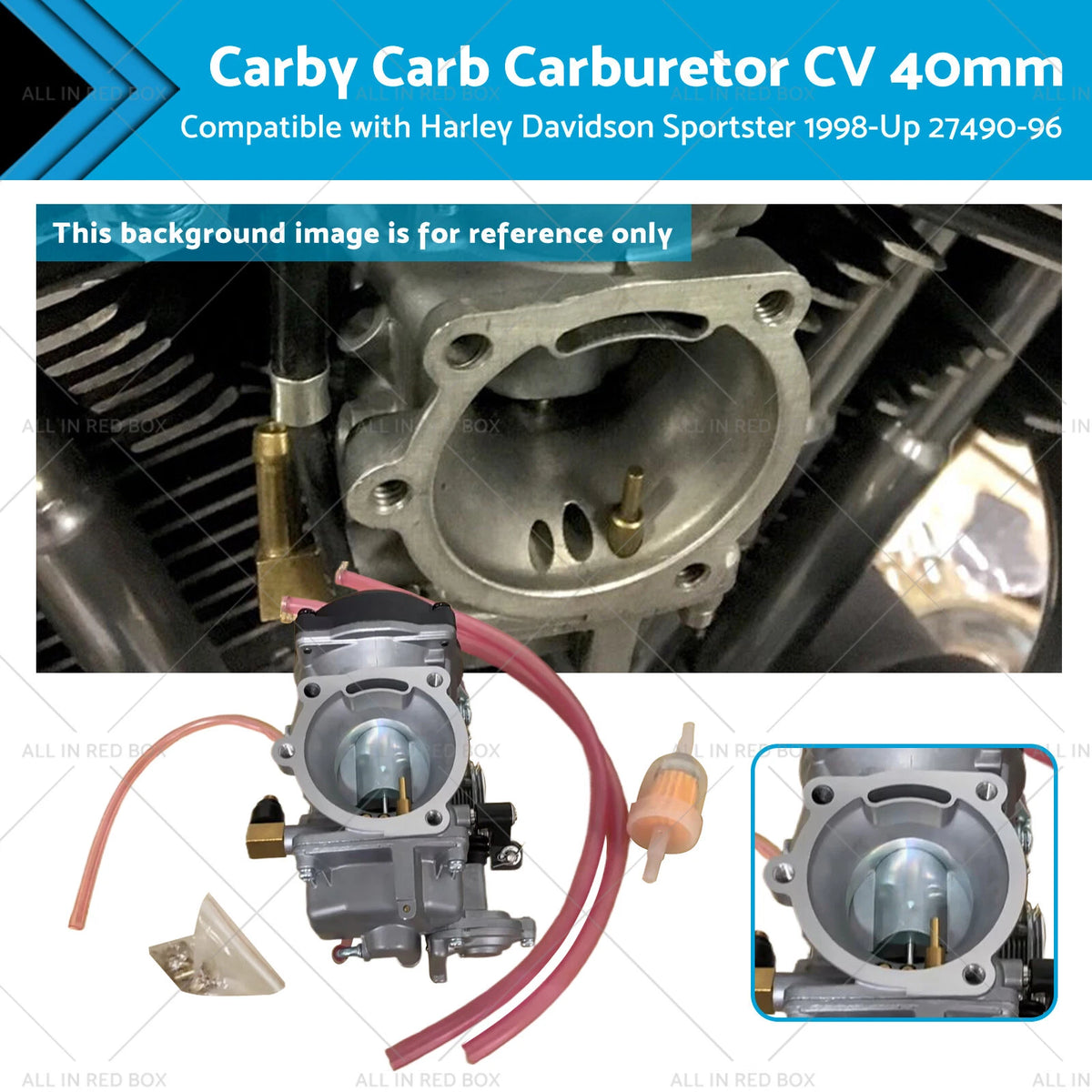 Carburetor CV 40mm for Harley Davidson Sportster (1998–Present) 27490-96