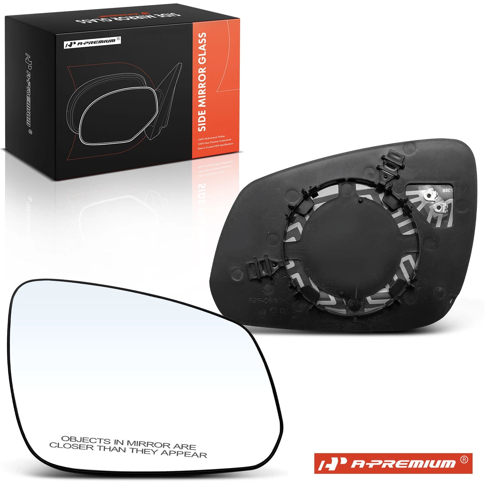 Heated Passenger Power Mirror Glass for Chevrolet Spark (2016–2018)