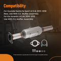 Rear Catalytic Converter Kit for Hyundai Santa Fe Sport 2.4L (2013–2018) EPA